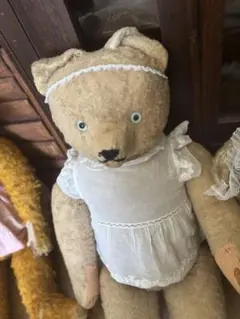 アンティーク☆テディベア☆ぬいぐるみ☆くま☆クマ☆チャイナドール