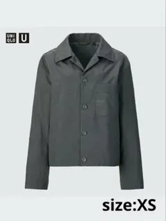 uniqlo U ナイロンシャツジャケット/ダークグレー