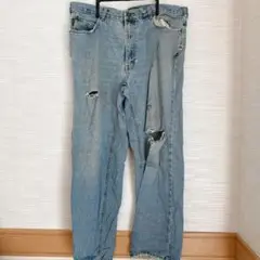 Cabela's ダメージ加工デニム サイズ42/30 ライトブルー