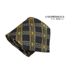 ☆ CHANEL シャネル ココマーク チェーン柄チェック ネクタイ ☆