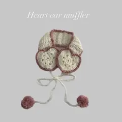ハートイヤーマフ　ピンク