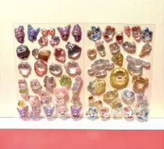 可愛いキャラクター、サンリオ、ちいかわなど沢山のボンボンドロップシールおすそわけ