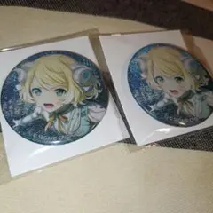 鏡音リン 36A グリッター缶バッジ - メルカリ