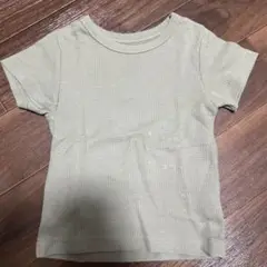半袖Tシャツ 半袖シャツ 90 シンプル 無地 グリーン