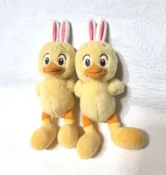 ディズニーシー　イースター　うさピヨ　ぬいぐるみバッジ セットのサムネイル