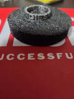 あ*す様 DIESEL ロゴ シルバーリング　箱付き