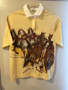 HERMES エルメス　セリエ　ポロシャツ　半袖　ブラック　黒　レディース　M HERMES エルメス セリエ ポロシャツ 半袖 ブラック 黒