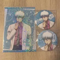 銀魂 銀八先生 缶バッジ 球技大会 坂田銀時 グリッター ノーマル