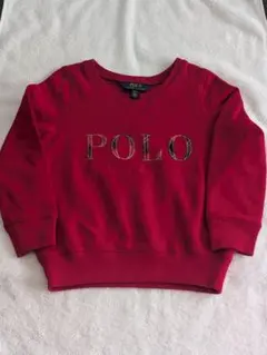 Polo Ralph Lauren 赤 裏起毛トレーナー 4/4T
