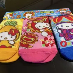 ハローキティ 靴下 13～18cm 3足セット