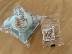 mofusand くら寿司 ビッくらポン キーホルダー　クッションチャーム　エビ