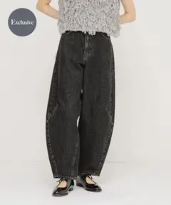 Lee101×KBF　BARREL PANTS BK デニム/バレルレッグのサムネイル