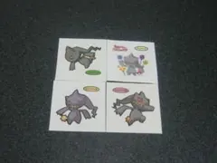 ジュペッタ　４枚セット　ポケモン　デコキャラシール　第一パン