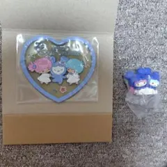 TWICE×サンリオ クリアラバーコースター&マスコット2点 キキララ ツウィ