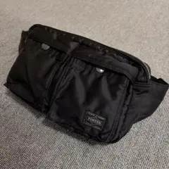 希少 未使用級 ヘッドポーター タンカー 2層 ポーチ ブラック ナイロン