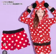 新品2枚セット⭐ Minnie もこもこショートパンツ もこもこルームウェア