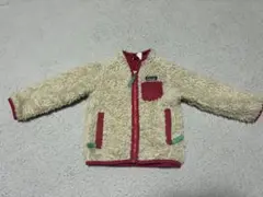 値下げ！パタゴニア　レトロキッズ　12-18M ホワイトxピンク