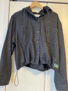 Foxfire フード付きチェックシャツ