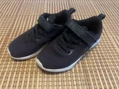【18cm】PUMA プーマ キッズ スニーカー 黒 ブラック 子供靴