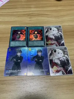 Vジャンプ5月号付録 月輪鏡 角巻わため 雨夜燕 6枚まとめ売り 遊戯王