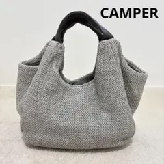 CAMPER カンペール グレー ウールトートバッグ - メルカリ