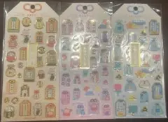 京都で購入　お守りデザインシールセット3シート
