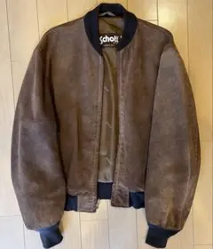 ショット　USA製　Schott スエード　スウェード 44 XL