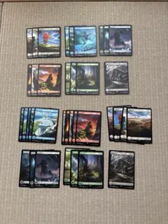 MTG　神河　フルアート基本土地　計67枚　まとめ売り 神河基本土地 フルアートまとめ売り - メルカリ