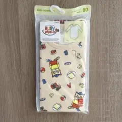 新品　ユニクロ　ベビー服　BUSY WORLD ロンパース 80cm