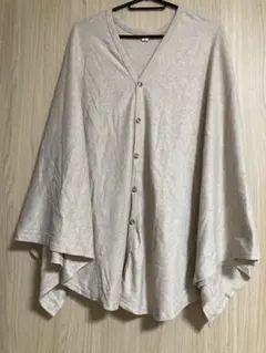 授乳ケープ 授乳カバー ベージュ 前開き