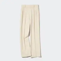 【美品】UNIQLO タックワイドパンツ（ツータック・丈標準69～71cm）