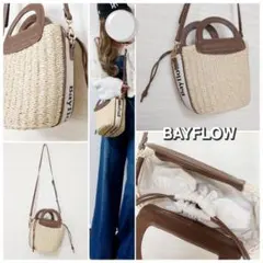 BAYFLOW　ショルダーバック　ロゴ