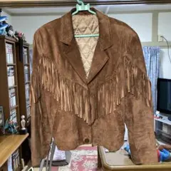 スエード フリンジ ジャケット