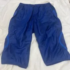 adidas climacool ピステパンツ 青色　L