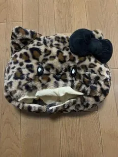 ★即購入OK★ ヒョウ柄キティ USJ被り物