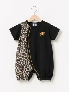 Champion ベビー ロンパース ヒョウ柄 ブラックのサムネイル