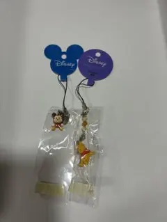レトロ　ディズニー　ミッキー　プーさん　キーホルダー