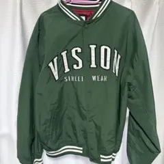 VISION STREET WEAR グリーンジャケット Lサイズ