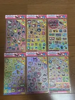 サンリオキャラクターズ　きらっとシール　6枚セット