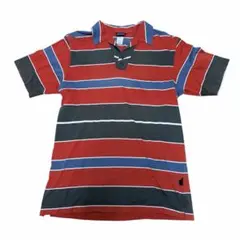 パタゴニア　patagonia ボーダー ポロシャツ レッド ネイビー サイズSのサムネイル