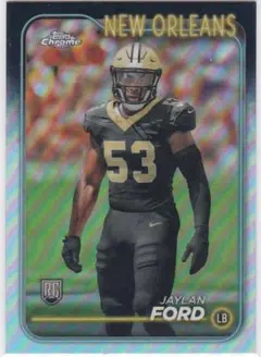 JAYLAN FORD RC! 2024 TOPPS CHROME REF