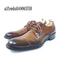 alfredoBANNISTER ドレスシューズ 39 レースアップ ブラウンのサムネイル