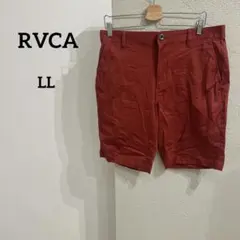 RVCA 赤 男女兼　ショートパンツ/ハーフパンツ US→34（LL）