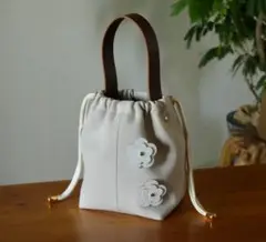 nuit ニュイ rebuild purse L / white denim