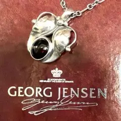 美品 GEORGJENSEN ジョージジェンセン 2004 ネックレス オニキス