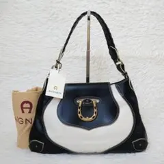 《未使用訳あり》AIGNER アイグナー ホースシュー ワンショルダーバッグのサムネイル