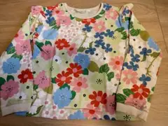 H&M　長袖カットソー　花柄　120