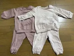 H&M ベビー スウェット女の子 80 2点