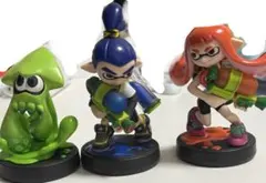 スプラトゥーン amiibo 3体セット アミーボ ガール ボーイ イカ