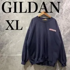 GILDAN メンズ XL ネイビー ゆるだぼ スウェット 古着のサムネイル